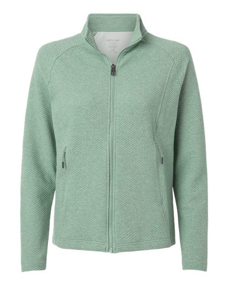 North End Women's Spirit Textured Full-Zip