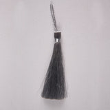 3.5" Metallic Silver Basic Tassel