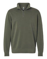 Independent Trading Co. Unisex Pigment-Dyed Quarter-Zip Pullover