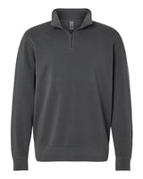 Independent Trading Co. Unisex Pigment-Dyed Quarter-Zip Pullover