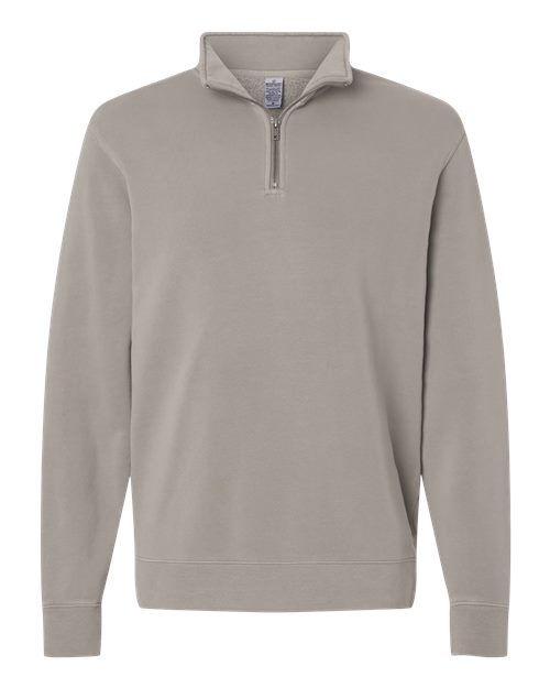 Independent Trading Co. Unisex Pigment-Dyed Quarter-Zip Pullover