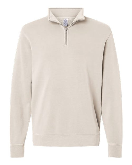 Independent Trading Co. Unisex Pigment-Dyed Quarter-Zip Pullover