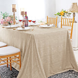 Seamless Rectangular Chenille Shimmer Velvet Tablecloth