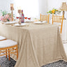 Seamless Rectangular Chenille Shimmer Velvet Tablecloth