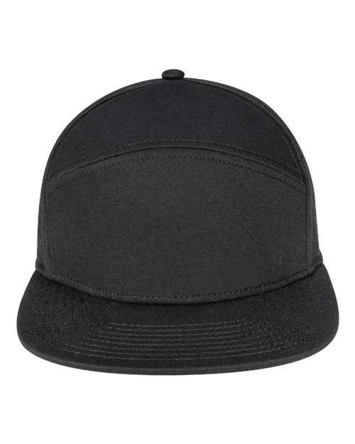 Pukka Tradesman Hybrid Six-Panel Flat Bill Snapback Cap