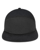 Pukka Tradesman Hybrid Six-Panel Flat Bill Snapback Cap