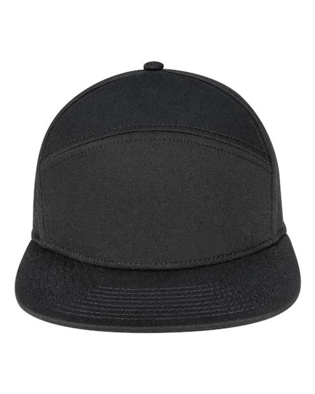 Pukka Tradesman Hybrid Six-Panel Flat Bill Snapback Cap