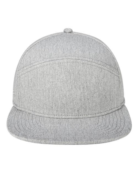 Pukka Tradesman Hybrid Six-Panel Flat Bill Snapback Cap