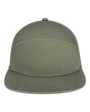 Pukka Tradesman Hybrid Six-Panel Flat Bill Snapback Cap