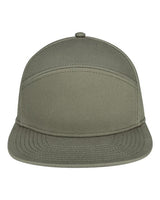 Pukka Tradesman Hybrid Six-Panel Flat Bill Snapback Cap