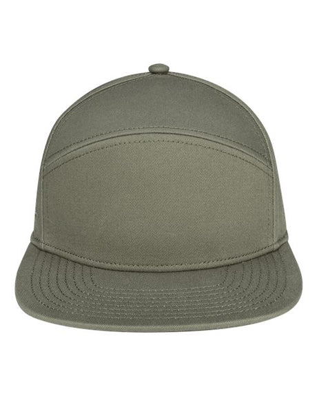 Pukka Tradesman Hybrid Six-Panel Flat Bill Snapback Cap