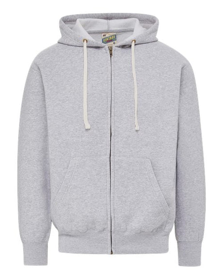 MV Sport Unisex Vintage Fleece Full-Zip Hooded Sweatshirt