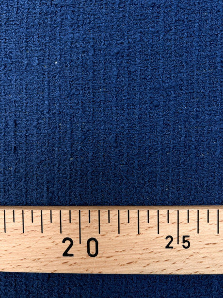 Cotton Bouclé Tweed Blue