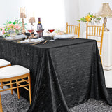 Rectangular Velvet Tablecloth 90x156 Black