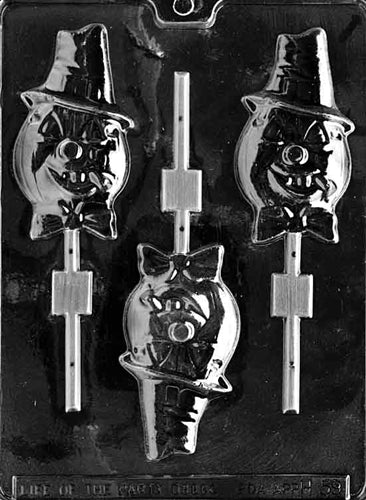 Jack O Lantern With Cigar Chocolate Mold