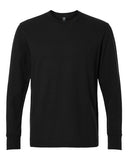Bayside Men's USA-Made Heavyweight Waffle Knit Thermal Raglan T-Shirt