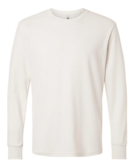 Bayside Men's USA-Made Heavyweight Waffle Knit Thermal Raglan T-Shirt