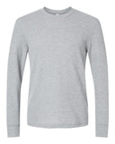 Bayside Men's USA-Made Heavyweight Waffle Knit Thermal Raglan T-Shirt