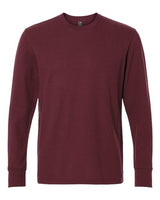 Bayside Men's USA-Made Heavyweight Waffle Knit Thermal Raglan T-Shirt