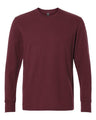 Bayside Men's USA-Made Heavyweight Waffle Knit Thermal Raglan T-Shirt