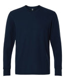 Bayside Men's USA-Made Heavyweight Waffle Knit Thermal Raglan T-Shirt