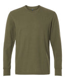 Bayside Men's USA-Made Heavyweight Waffle Knit Thermal Raglan T-Shirt