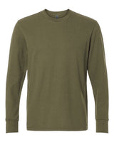 Bayside Men's USA-Made Heavyweight Waffle Knit Thermal Raglan T-Shirt