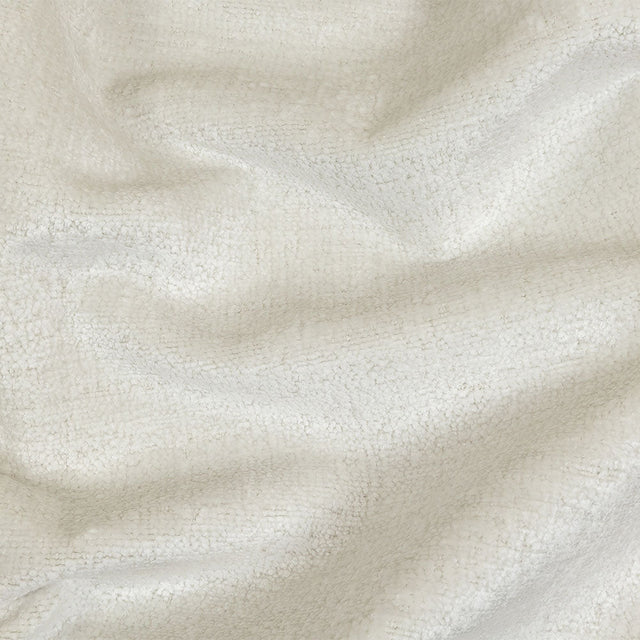 Snow White Acrylic and Polyester Upholstery Chenille