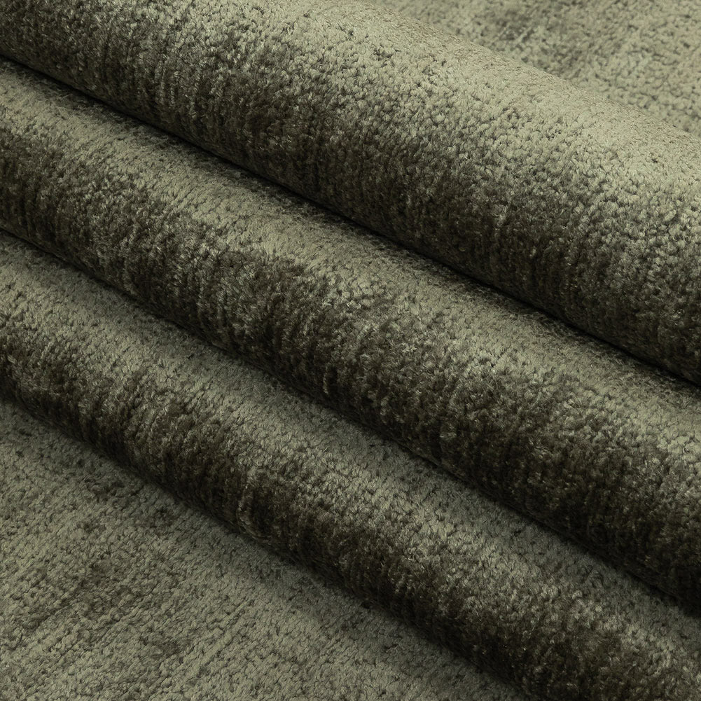 Olivine Acrylic and Polyester Upholstery Chenille