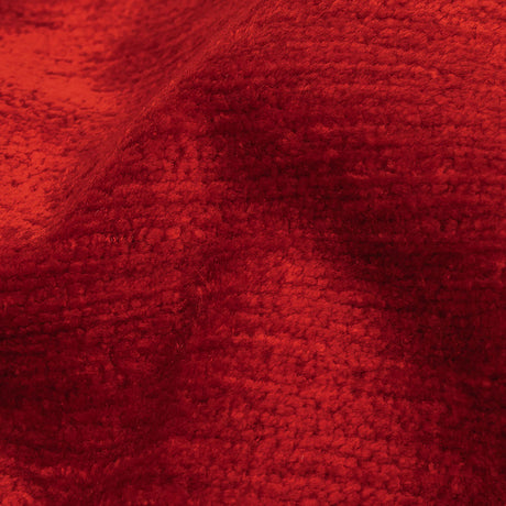 Red Acrylic and Polyester Upholstery Chenille