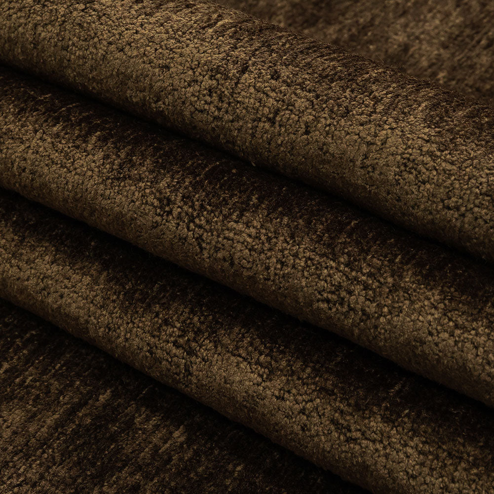 Chocolate Acrylic and Polyester Upholstery Chenille