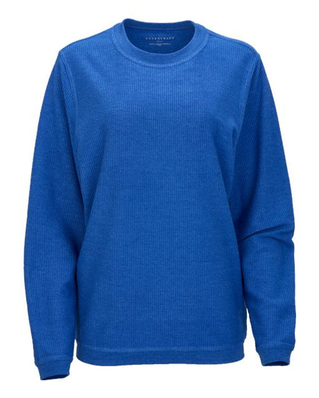 Boxercraft Unisex Corded Crewneck Sweatshirt