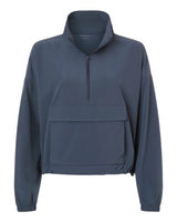 Women's Stretch Woven Quarter-Zip Pullover