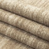 Mineral Striated Upholstery Boucle with Tan Woven Backing