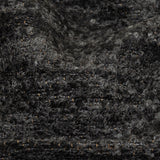 Onyx Striated Upholstery Boucle with Tan Woven Backing
