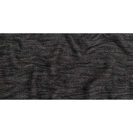 Onyx Striated Upholstery Boucle with Tan Woven Backing