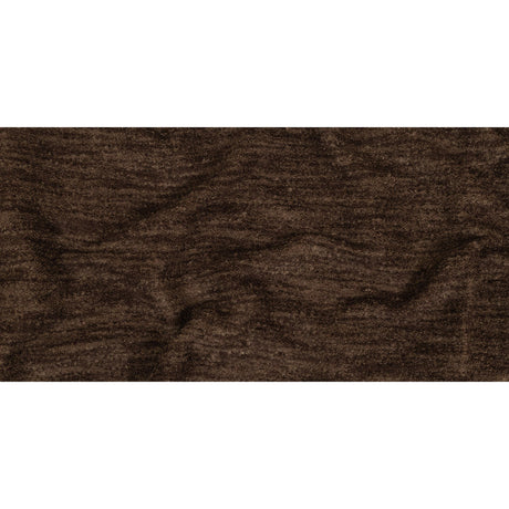 Chocolate Striated Upholstery Boucle with Tan Woven Backing