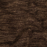Chocolate Striated Upholstery Boucle with Tan Woven Backing