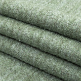 Seaglass Striated Acrylic and Cotton Boucle with Tan Woven Backing