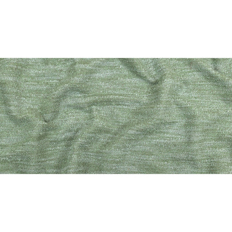 Seaglass Striated Acrylic and Cotton Boucle with Tan Woven Backing