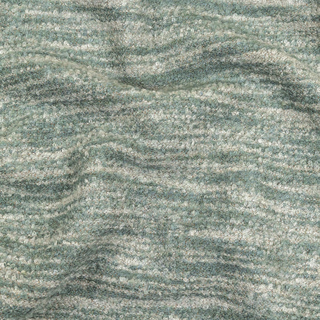 Haze Striated Acrylic and Cotton Boucle with Tan Woven Backing