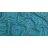 Sky Striated Acrylic and Cotton Boucle with Tan Woven Backing
