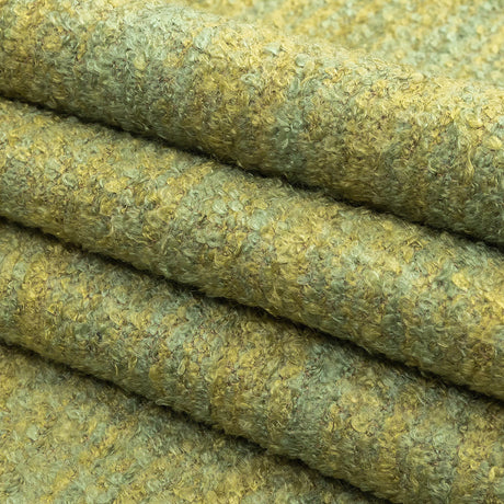 Willow Striated Acrylic and Cotton Boucle with Tan Woven Backing