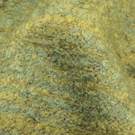 Willow Striated Acrylic and Cotton Boucle with Tan Woven Backing