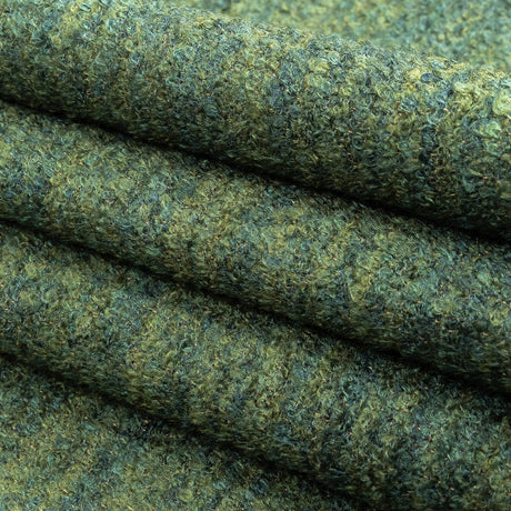Marsh Striated Acrylic and Cotton Boucle with Tan Woven Backing