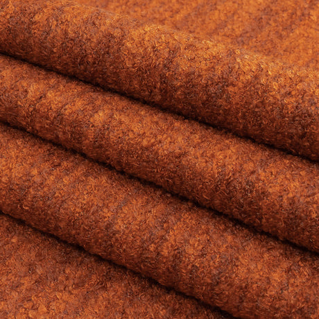 Tango Striated Upholstery Boucle with Tan Woven Backing