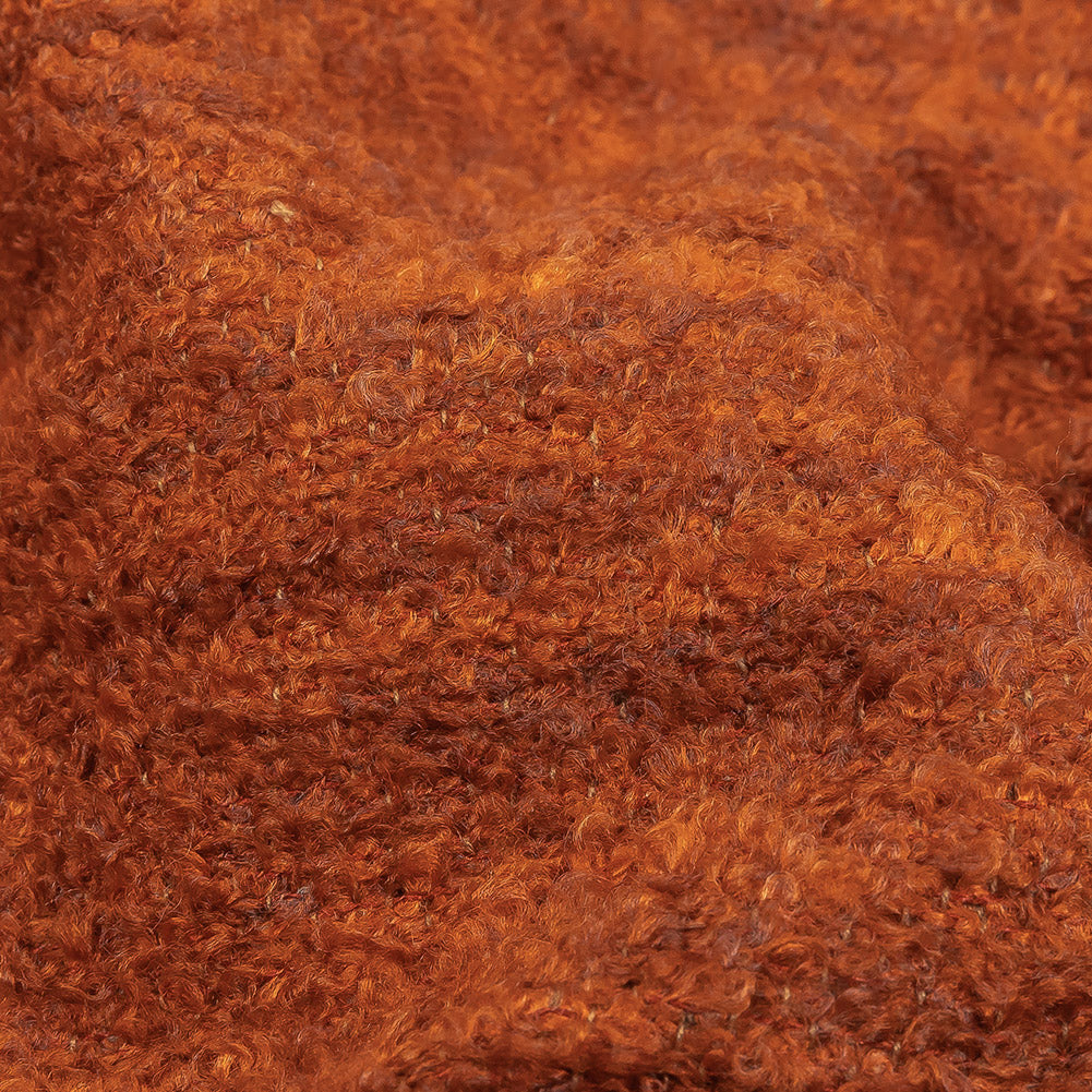 Tango Striated Upholstery Boucle with Tan Woven Backing