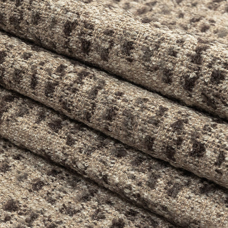 Mocha Spotted Viscose Boucle