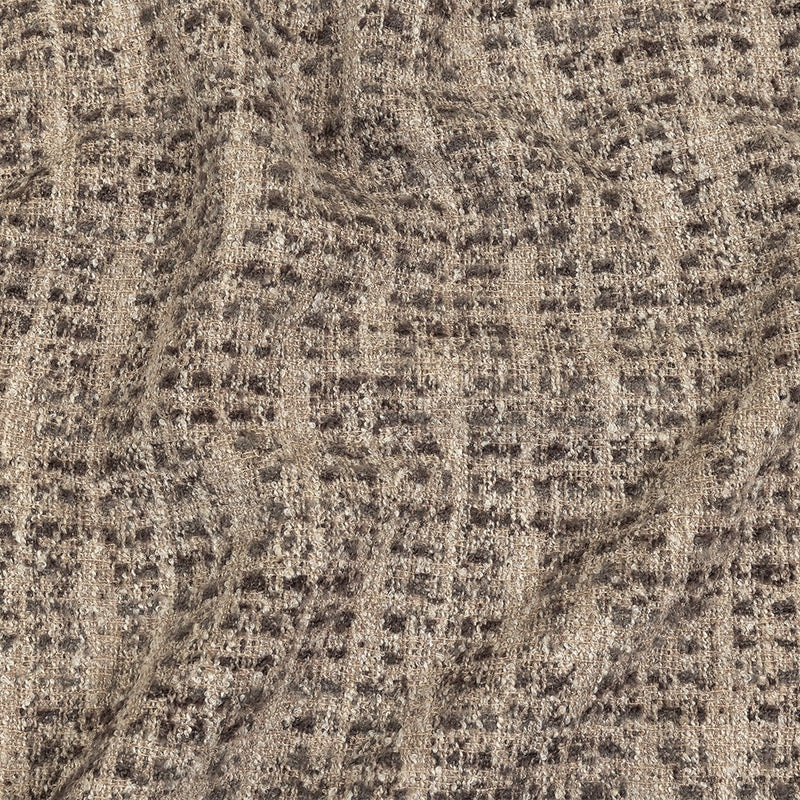 Mocha Spotted Viscose Boucle