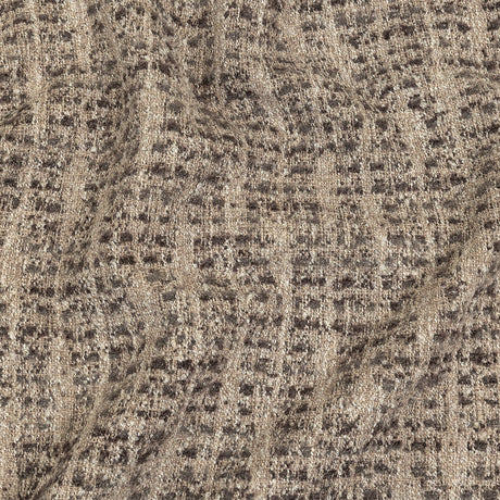 Mocha Spotted Viscose Boucle